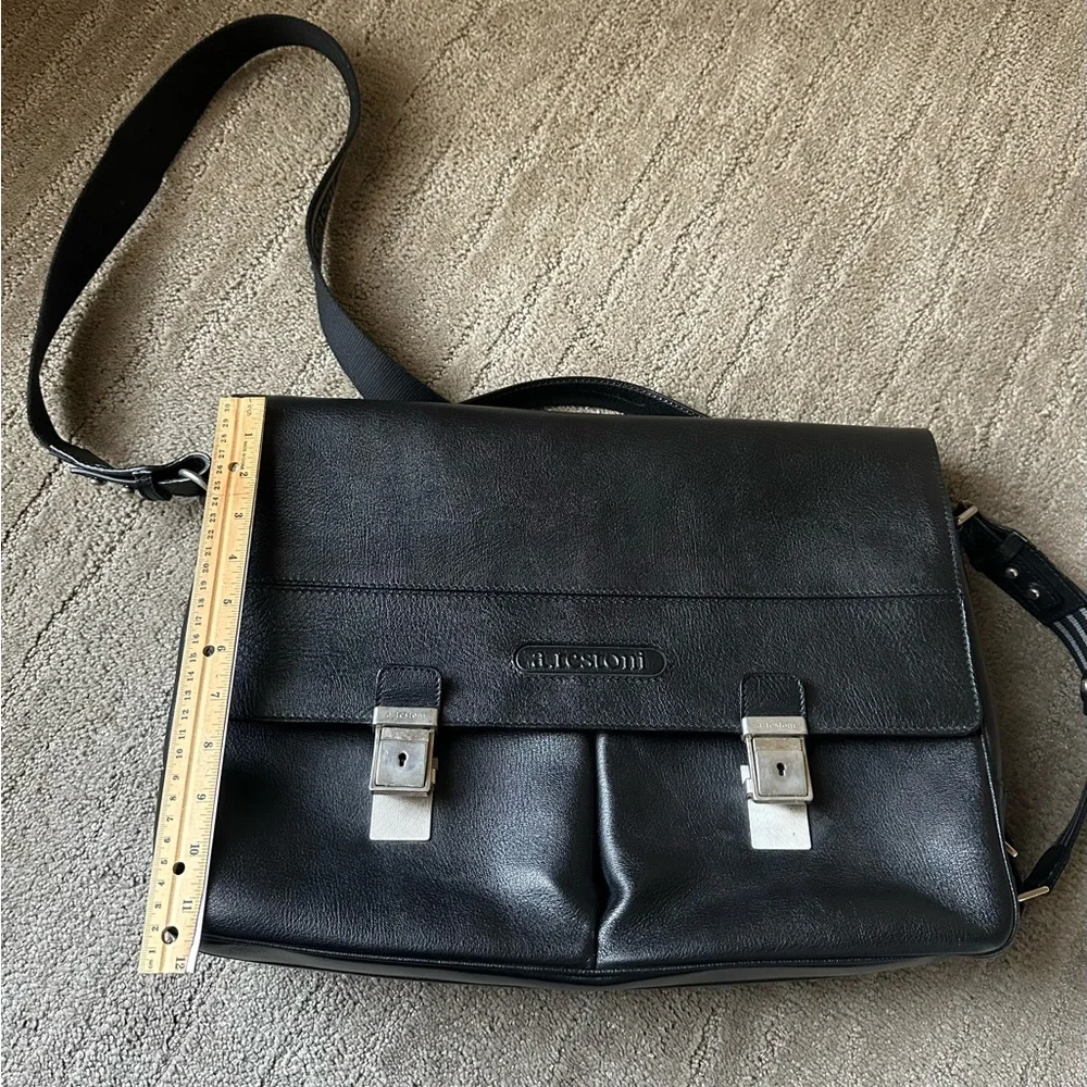 Black Leather Briefcase